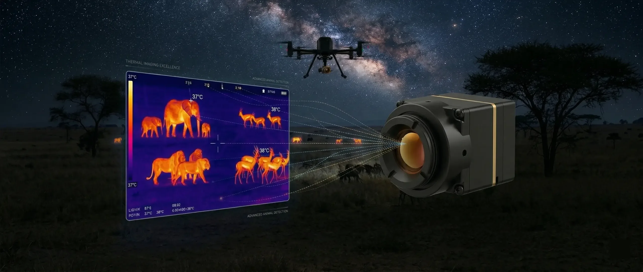 High resolution Camcuda thermal camera module