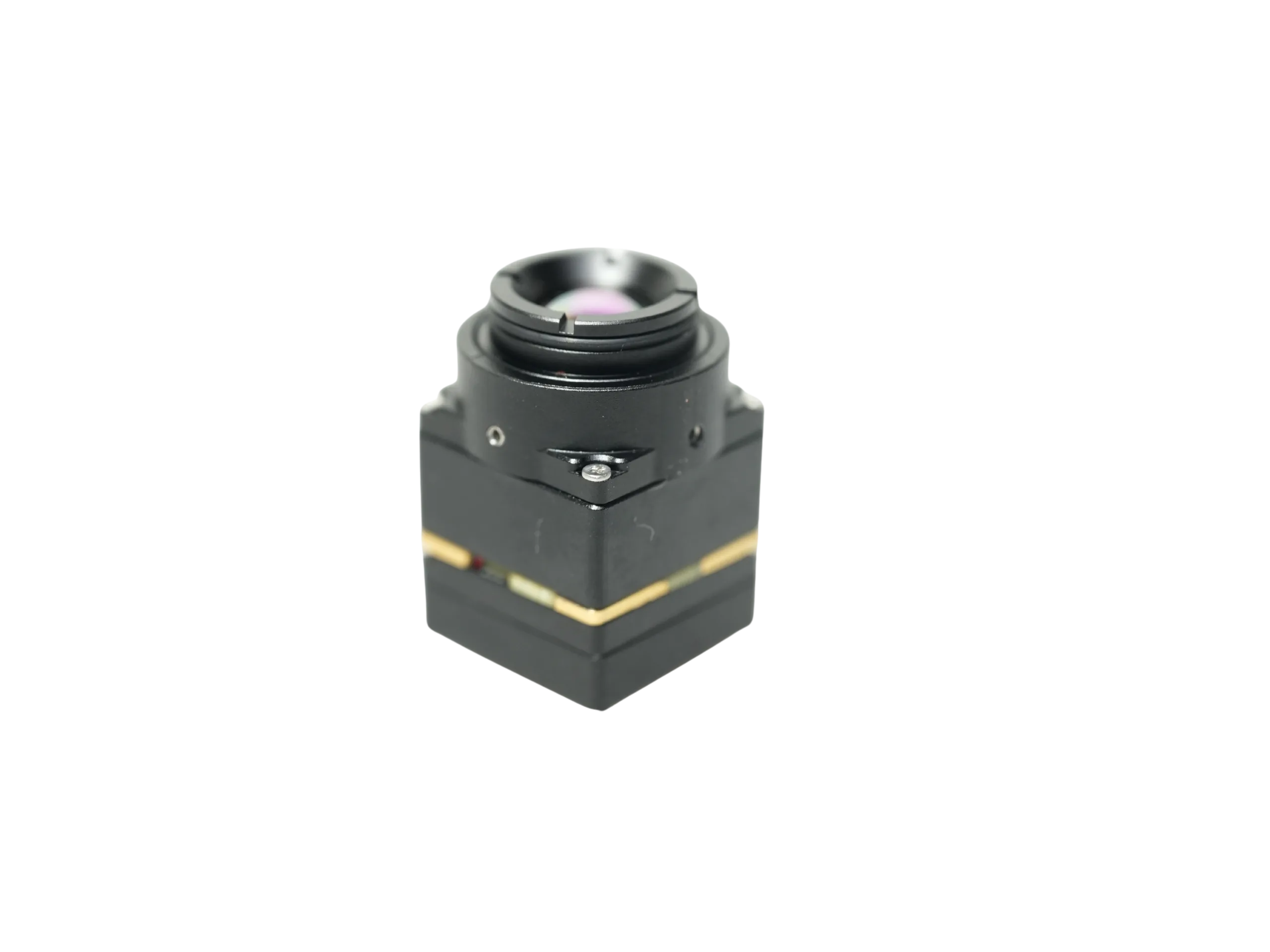 HR21-L612-USB Thermal Module Vertical View Vertical orientation view of the HR21-L612-USB compact LWIR thermal imaging module