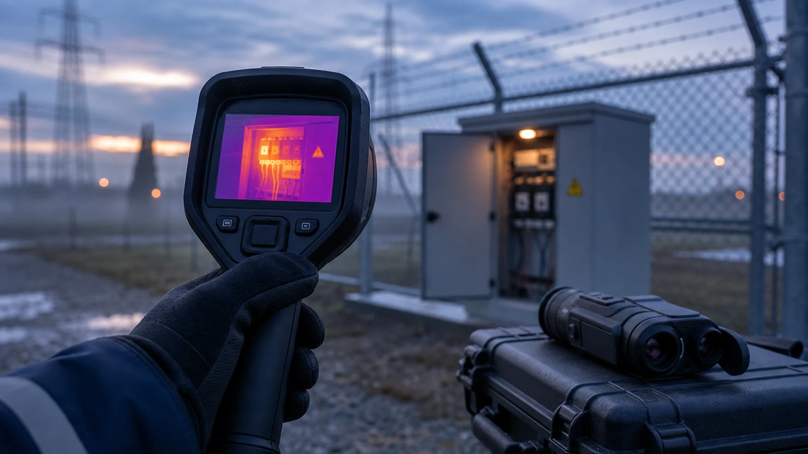 CAMCUDA handheld field inspection blog cover handheld thermal imaging camera field inspection cover for outdoor utility patrol