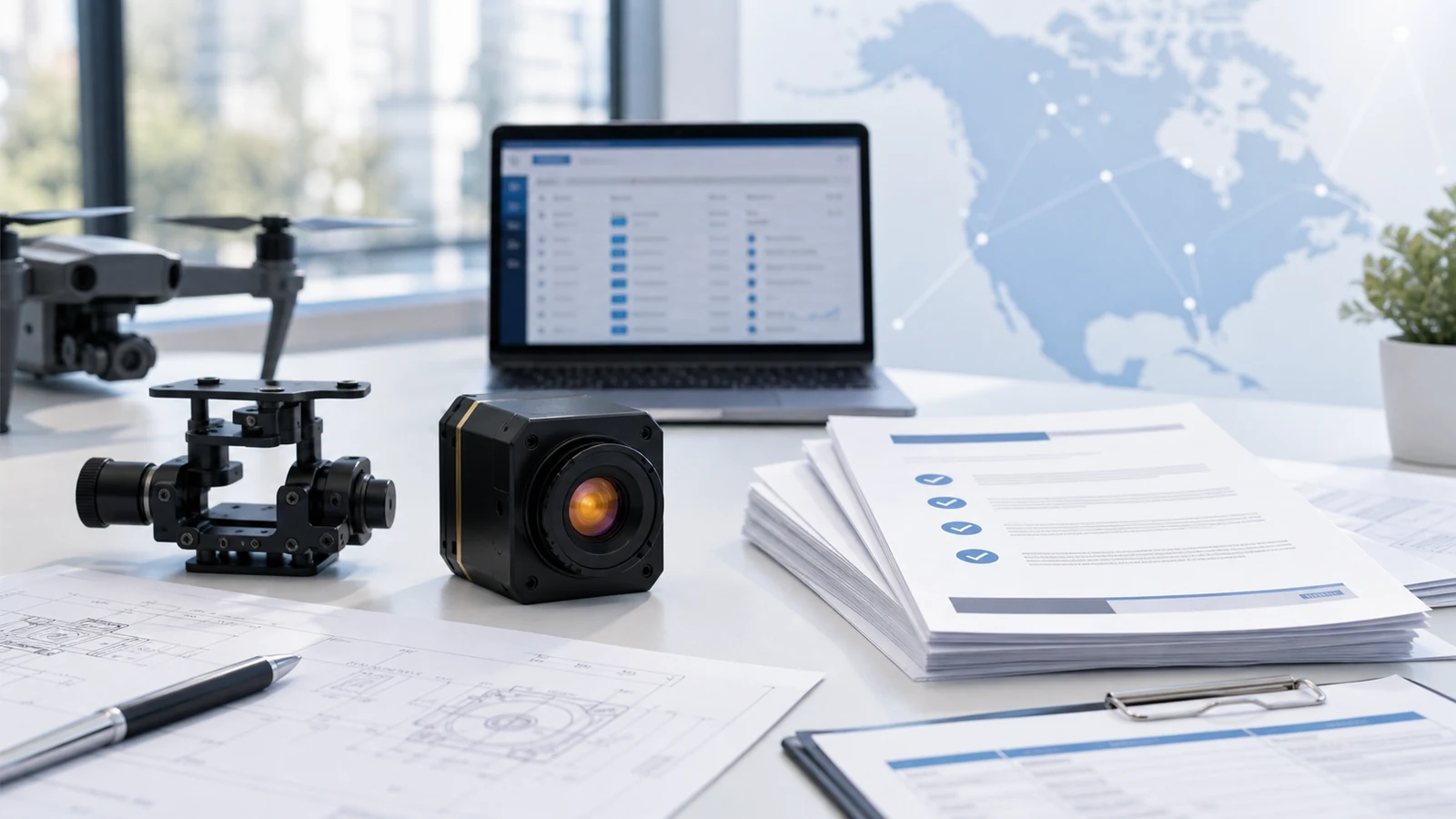 NDAA thermal camera module RFQ document review for North America procurement