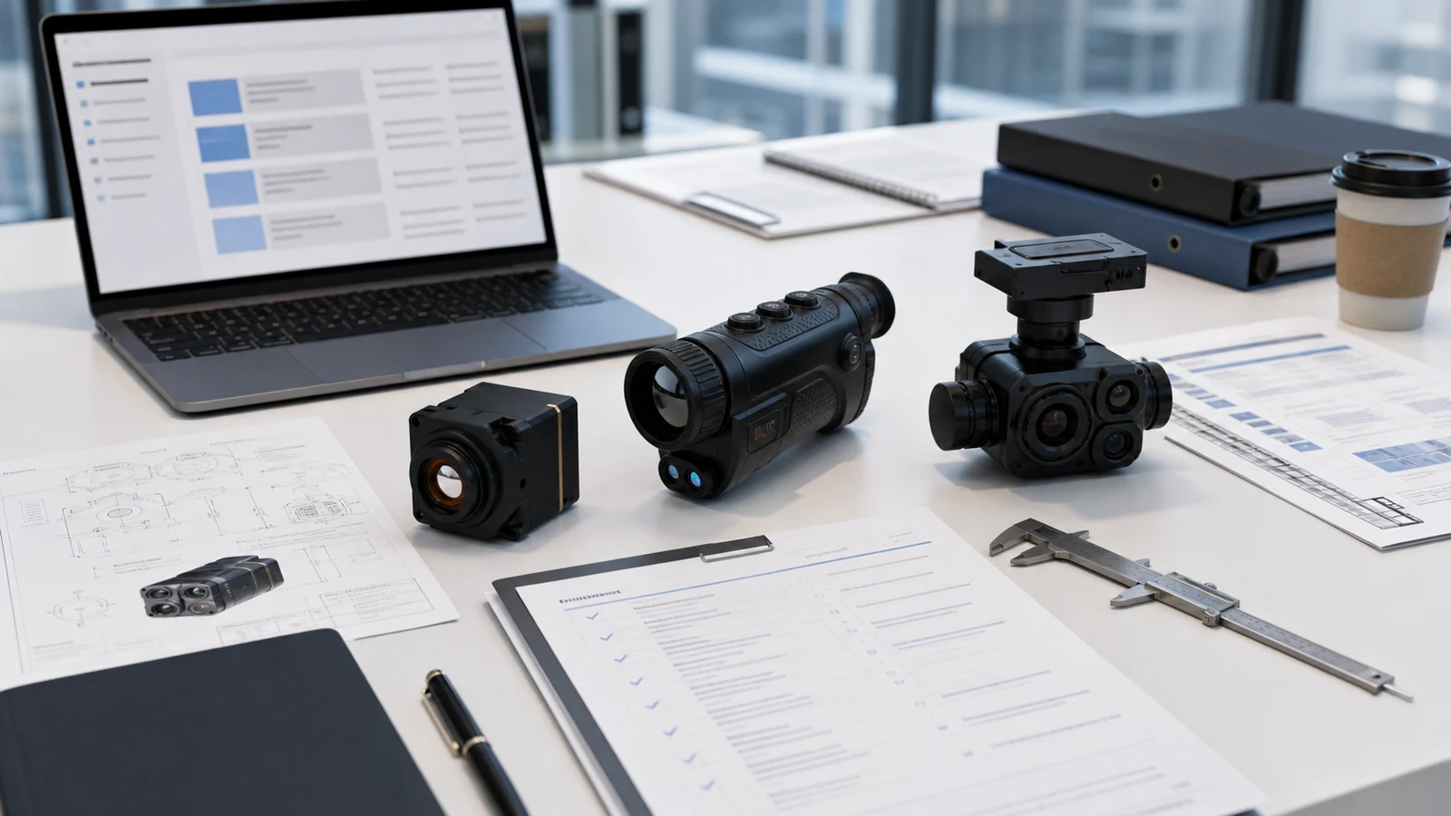 CAMCUDA thermal suppliers rfq desk blog cover thermal camera suppliers RFQ evaluation desk cover with OEM modules
