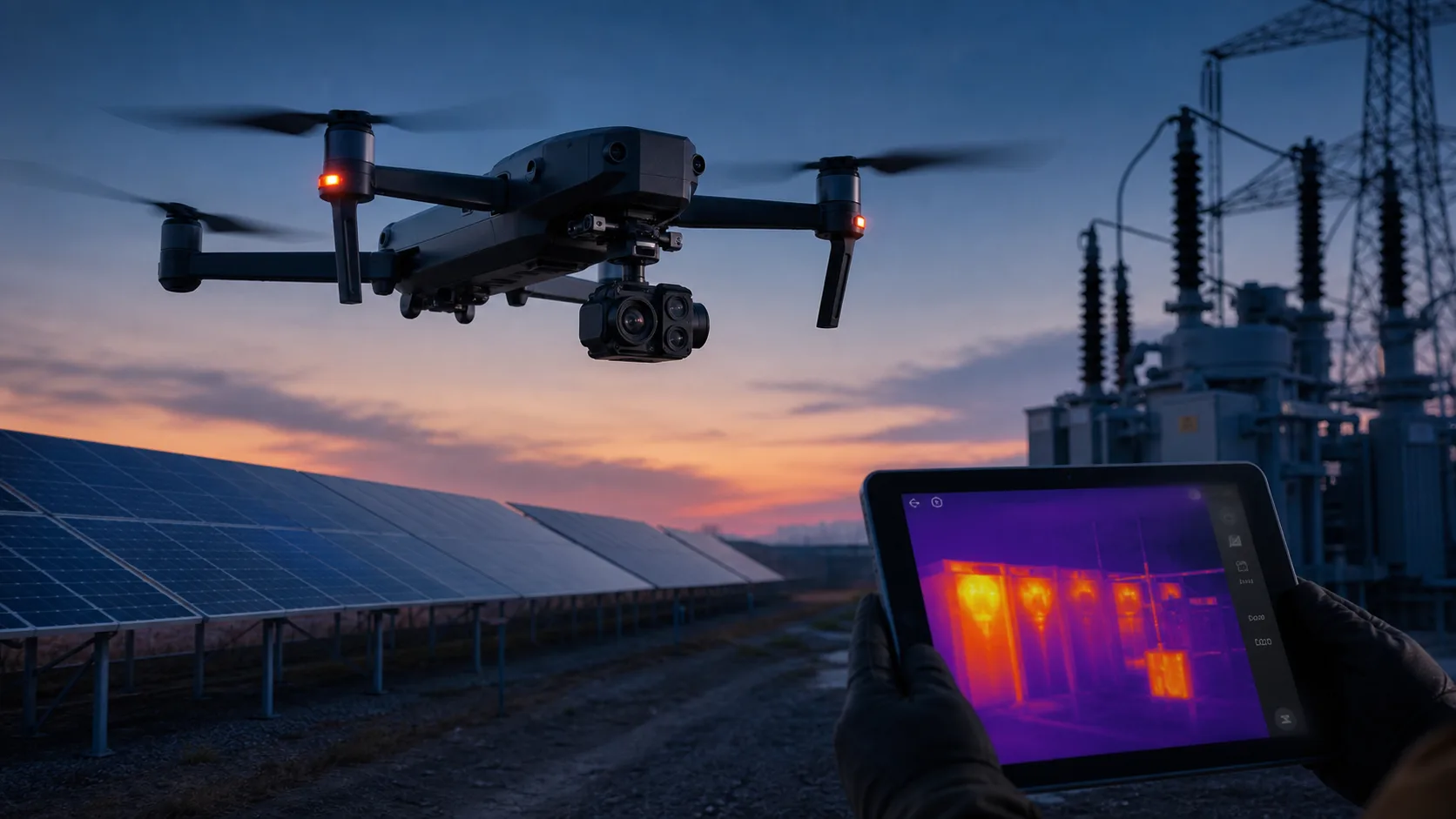 drone thermal camera module application scene