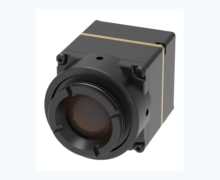 HR21 640x512 thermal camera module with lens and FOV options product rendering