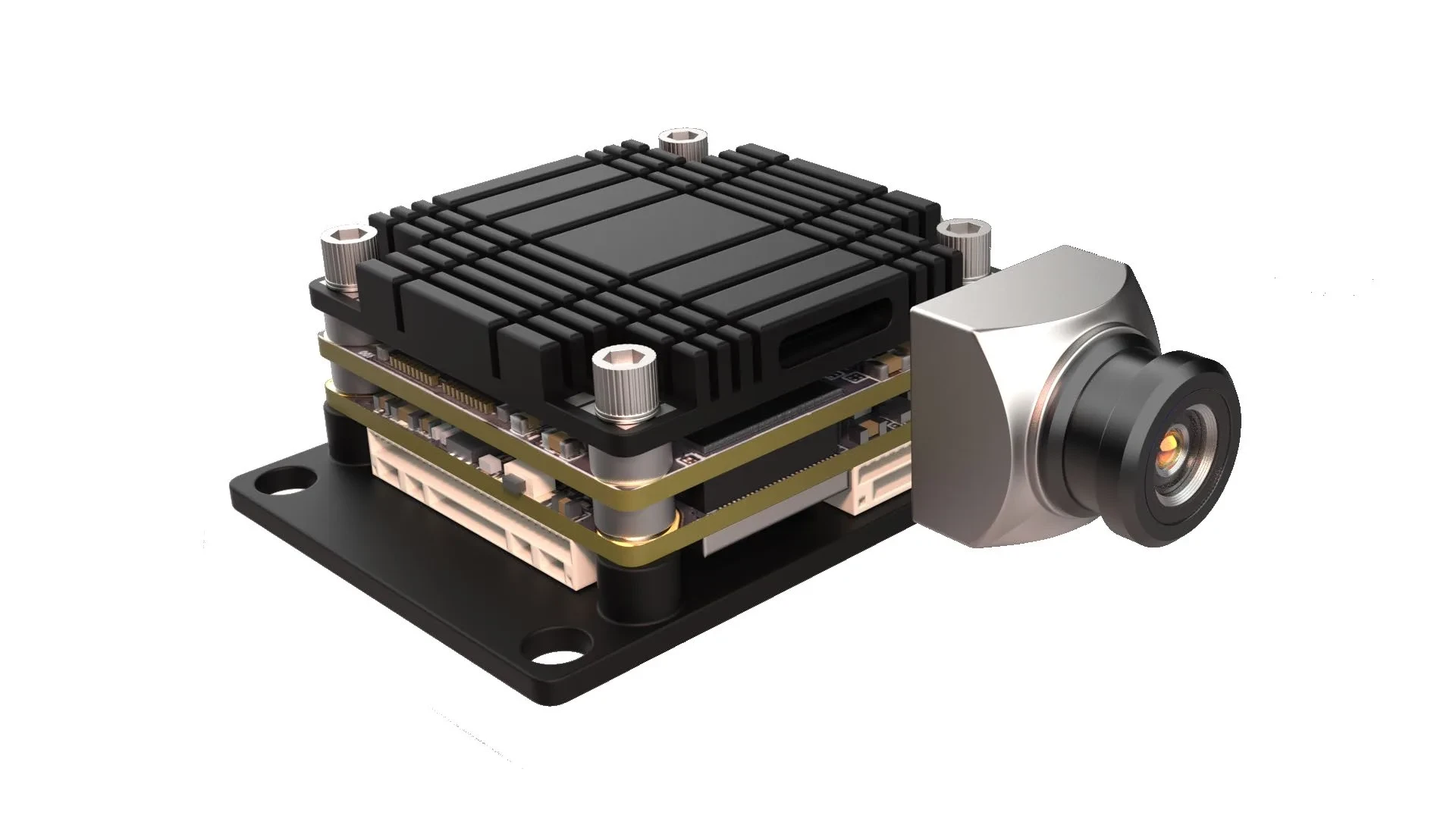 TC01-HD compact 4 TOPS UAV AI tracking board and HD visible camera