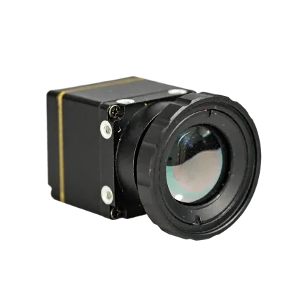 CAMCUDA FlexMini 640 4.9 mm uncooled VOx thermal camera module - angled product view