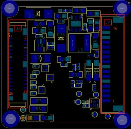 Interface board layout